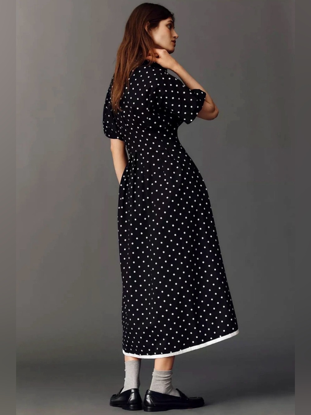 Anthropologie The Tobie Shirt Dress by Exquise Size M - Picture 5 of 9